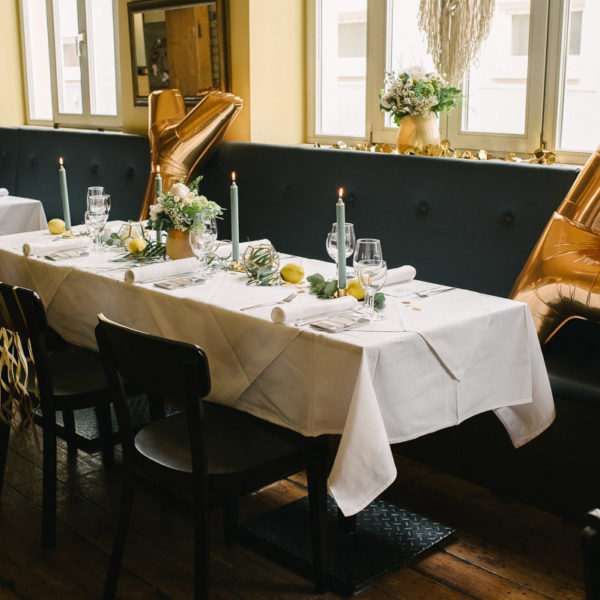 Hochzeitsdeko gelb gold -1